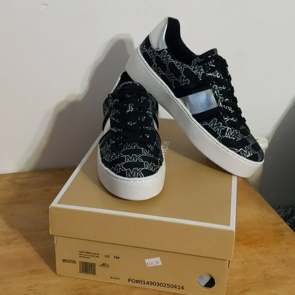 MICHAEL Michael Kors Shoes Michael Kors Poppy Stripe Lace Up